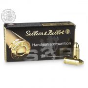 Sellier & Bellot 124 Gr 9mm FMJ Box of 50