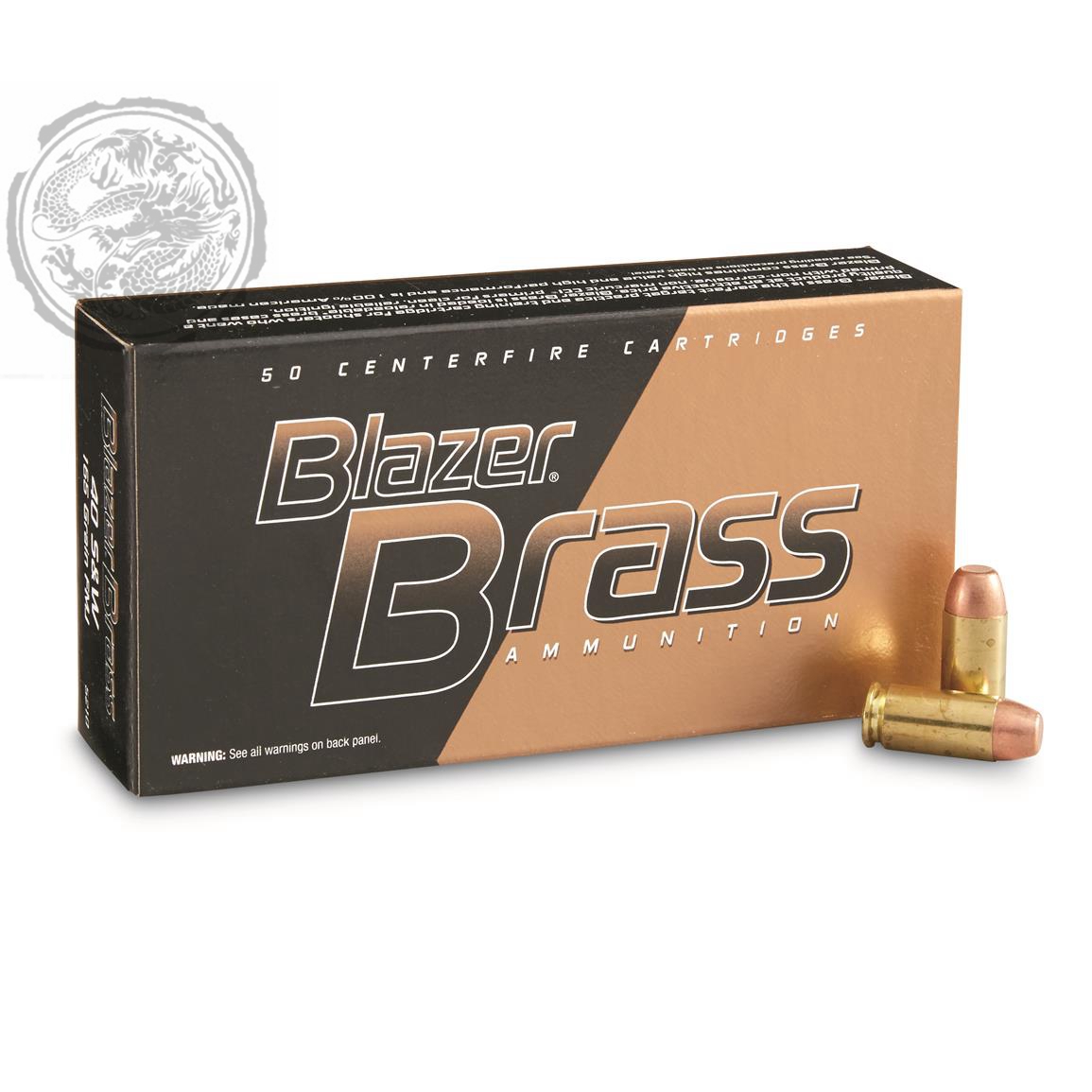 CCI Blazer Brass Pistol 40S&W 180Gr FMJ 50/Box » Tenda Canada