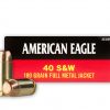 Federal American Eagle 40 S&W 180 Gr FMJ Box of 50