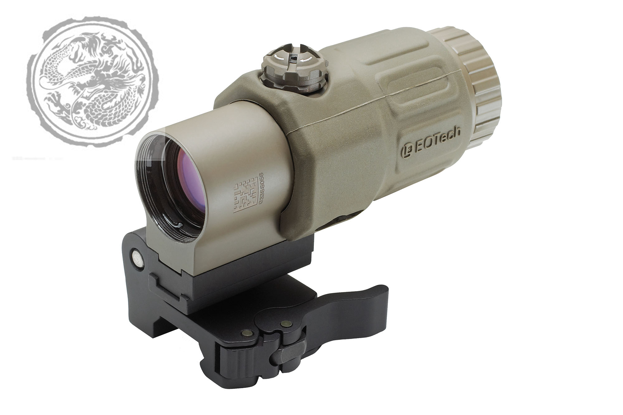 EOTech G33 3x Magnifier for Red Dot Sights w/ STS Mount-TAN