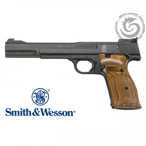 Smith & Wesson Model 41 Target Pistol 22LR 7″ Wood Grip 10+1