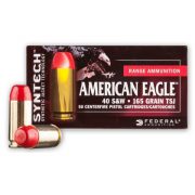 Federal American Eagle Syntech 40 S&W 165 Gr TSJ Box of 50