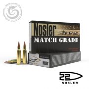 Nosler Match Grade Ammunition 308 Win 168 Gr Box of 20