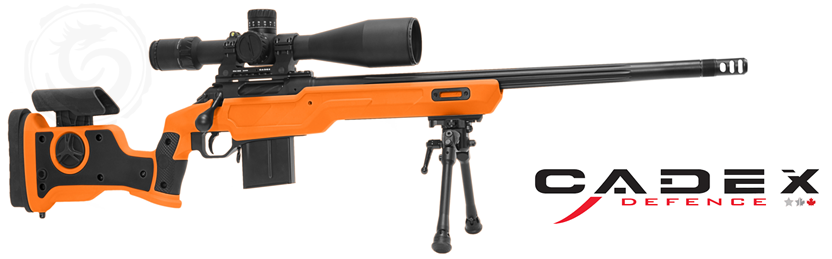 Cadex Defense CDX-33 LITE .338 Lapua Mag 27 1:9.5 Bbl Hybrid Stealth  Shadow Vortex/Black Rifle w/MX1 Muzzle Brake  CDX33-LITE-338-27-BR30-D2D3N-HSB For Sale! 