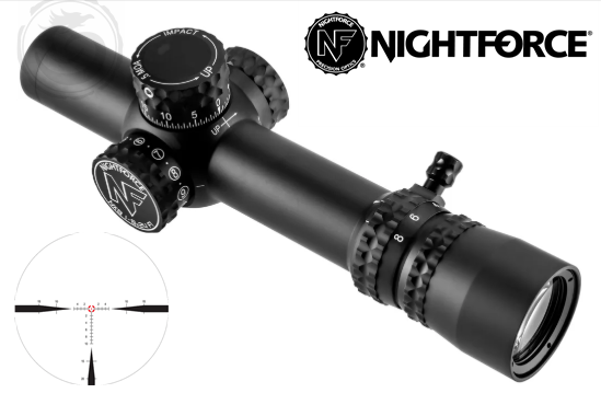 Nightforce NX8 1-8x24mm F1 RIFLESCOPE - C598 » Tenda Canada