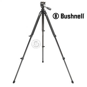 Bushnell 784030 Advanced Adjustable Aluminium Tripod w 3 Way Pan Tilt Head