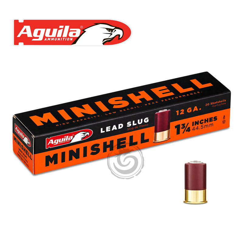 Aguila Minishell Shotshells 12 Ga 1-3/4 Length 7/8oz Lead Slug