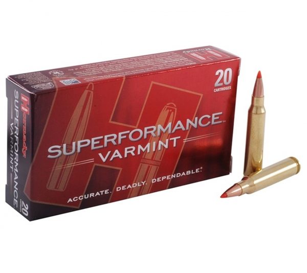 Hornady Superformance Varmint 222 Rem 50 Gr V-MAX Box of 20