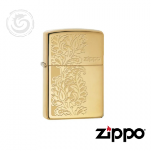 Zippo Armor Rose Gold Geometric Diamond Pattern Design Pocket Lighter 