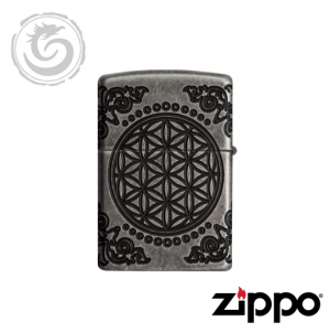 Zippo Lighter: Diamond Pattern, MultiCut Armor - Rose Gold 49702