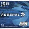 Federal American Eagle Varmint & Predator 223 Rem 50 gr JHP Box of 50