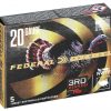 FEDERAL 3rd Degree 20Ga 3″ 1-1/2oz #5/#6/#7 Shotshells Box of 5