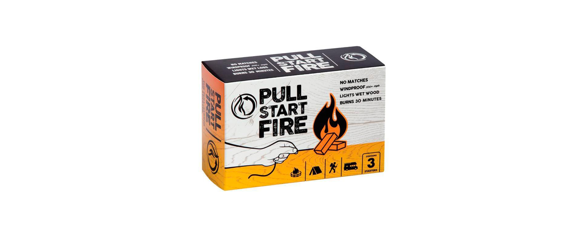 Pull Start Fire Fire Starters Pack Of 3 Tenda Canada