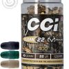 CCI Premium 22LR Target Clean-22 Realtree 40Gr LRN Bottle of 400