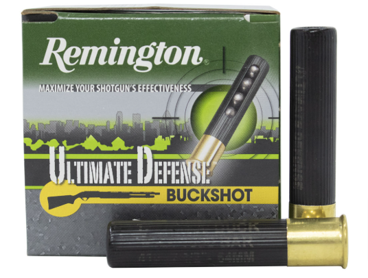 REMINGTON ULTIMATE HOME DEFENSE 410 GA 2-1/2″, 000 BUCK, 4 PELLET Box of 15