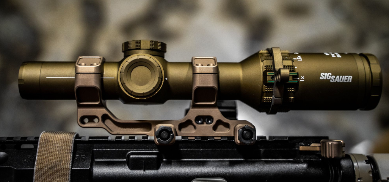 SIG SAUER 1-6x24 TANGO6T Riflescope (SFP Hellfire Illuminated, FDE 