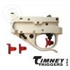 Timney Ruger 10/22 Silver Housing, Red Shoe Kit Trigger 1022CE-16