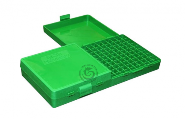 MTM 9mm Ammo Box- Green 200 Round