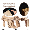 Caliber Gourmet Rubber Band Machine Gun Puzzle Wood