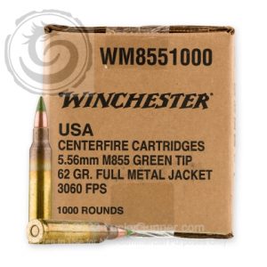 MagTech Ammunition - 5.56 NATO, 62gr, FMJ, Case of 1,000