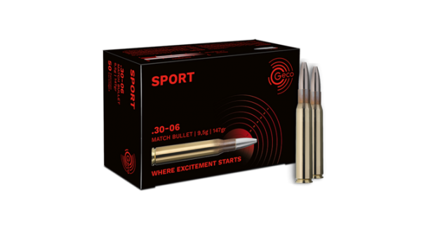 GECO 30-06 Sport Match Ammunition 147 GR Box of 50