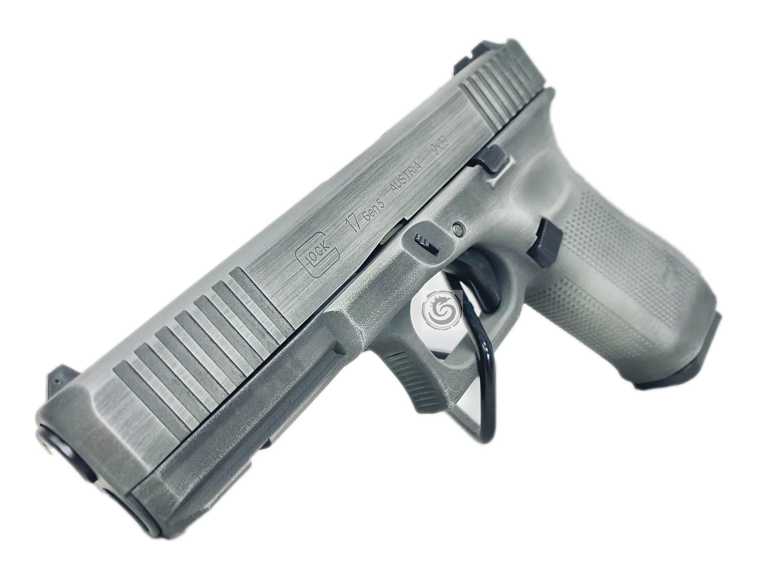Glock 17 Gen5, Semi-Automatic, 9mm, 4.48 Barrel, Battlefield Green, 17+1  Rounds - 719632, Semi-Automatic at Sportsman's Guide
