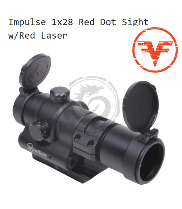 Firefield 1×28 Impulse Red Dot Sight with Red Laser – FF26027