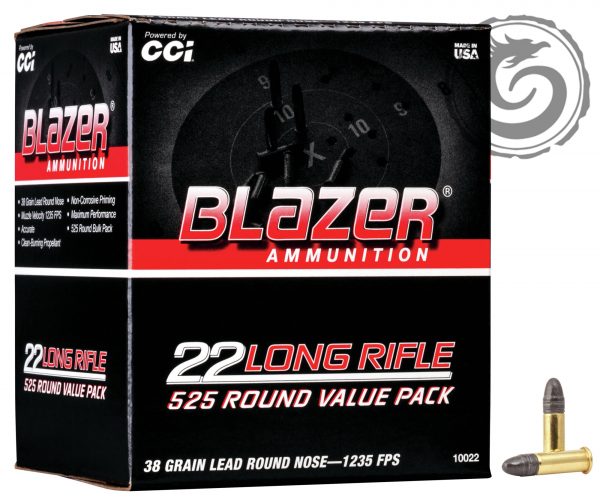 CCI Blazer Bulk Pack 22LR 38Gr, High Velocity, Pack of 525