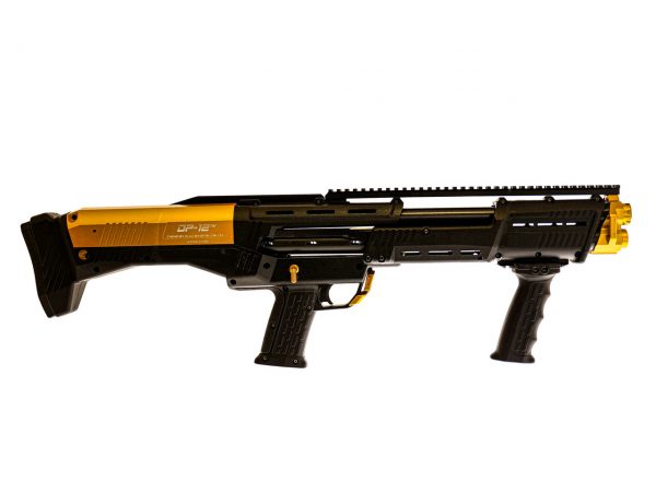 Standard Manufacturing DP-12 Double Barrel Pump Shotgun 12ga- Black and Gold Special Edition