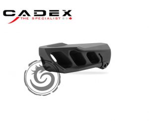 Cadex Defence, MX1 Micro Muzzle Brake, 5.56/223 Cal, 1/2X28 TPI, Tan