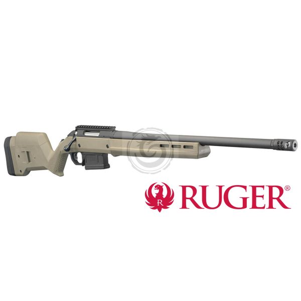 Ruger American Rifle Hunter 6.5 Creedmoor 22″ Heavy Barrel FDE Stock