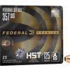 Federal Premium PD 357 Sig 125 Gr HST Jacketed Hollow Point Box of 20