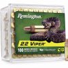 Remington Viper 22LR 36Gr Plated Truncated Cone Solid Box of 100