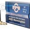 Prvi PPU 222 Rem 50 Gr SP Ammunition Box of 20