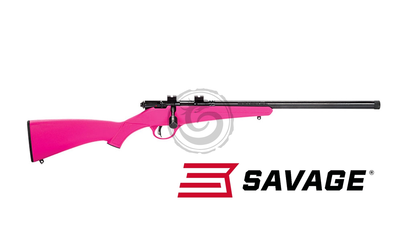 Savage Rascal Youth 22LR 16.25″ Bolt Action Rifle – Pink