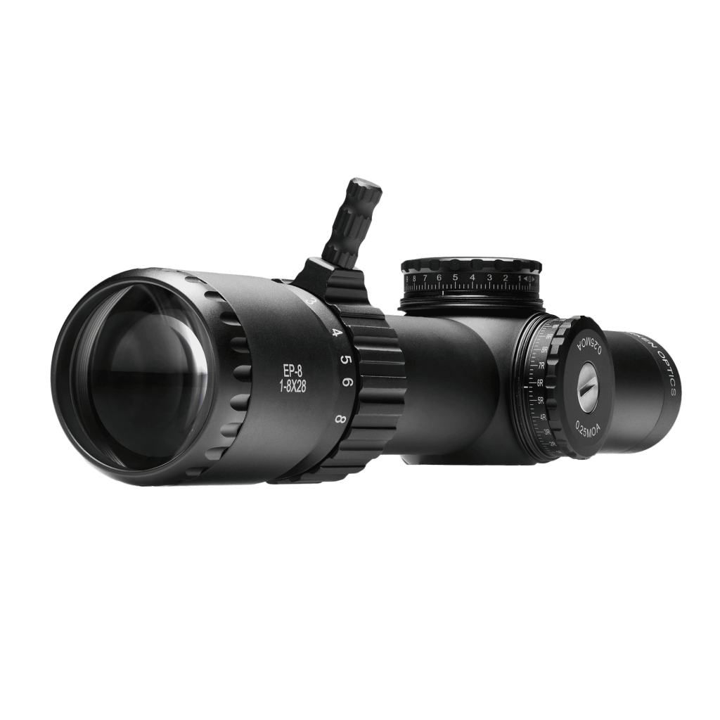 Arken Optics EP-8 1-8x28 LPVO FFP KLBOX Reticle – 34mm Tube Rifle Scope ...