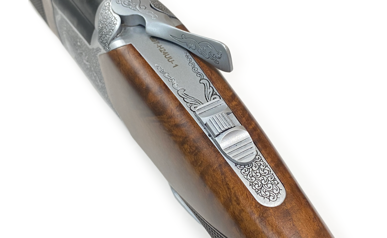 Hunt Group 12 Ga Engraved O/U 3” Cham 30″ Barrel Shotgun